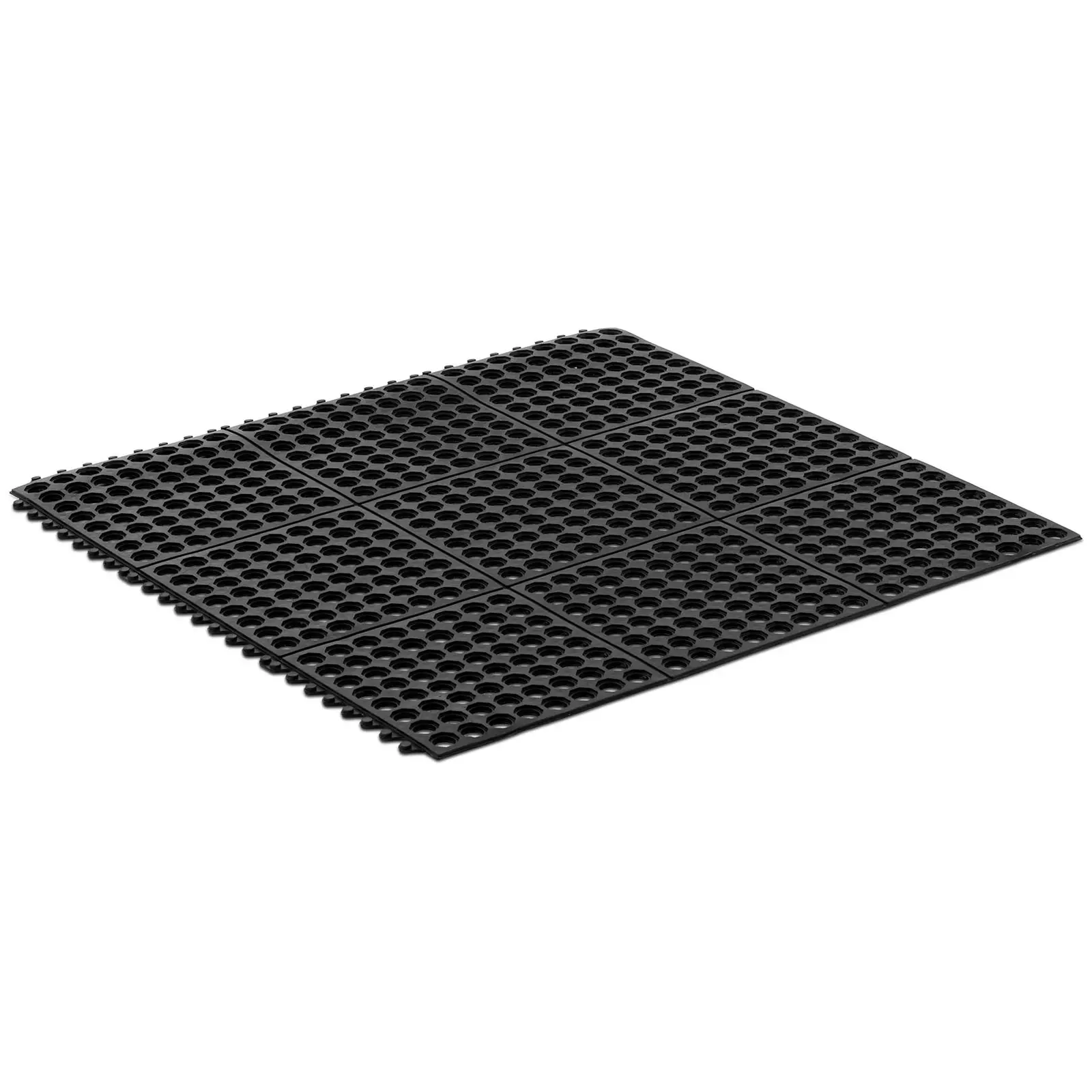 Covoraș de cauciuc - 92 x 92 x 0,50 cm - negru
