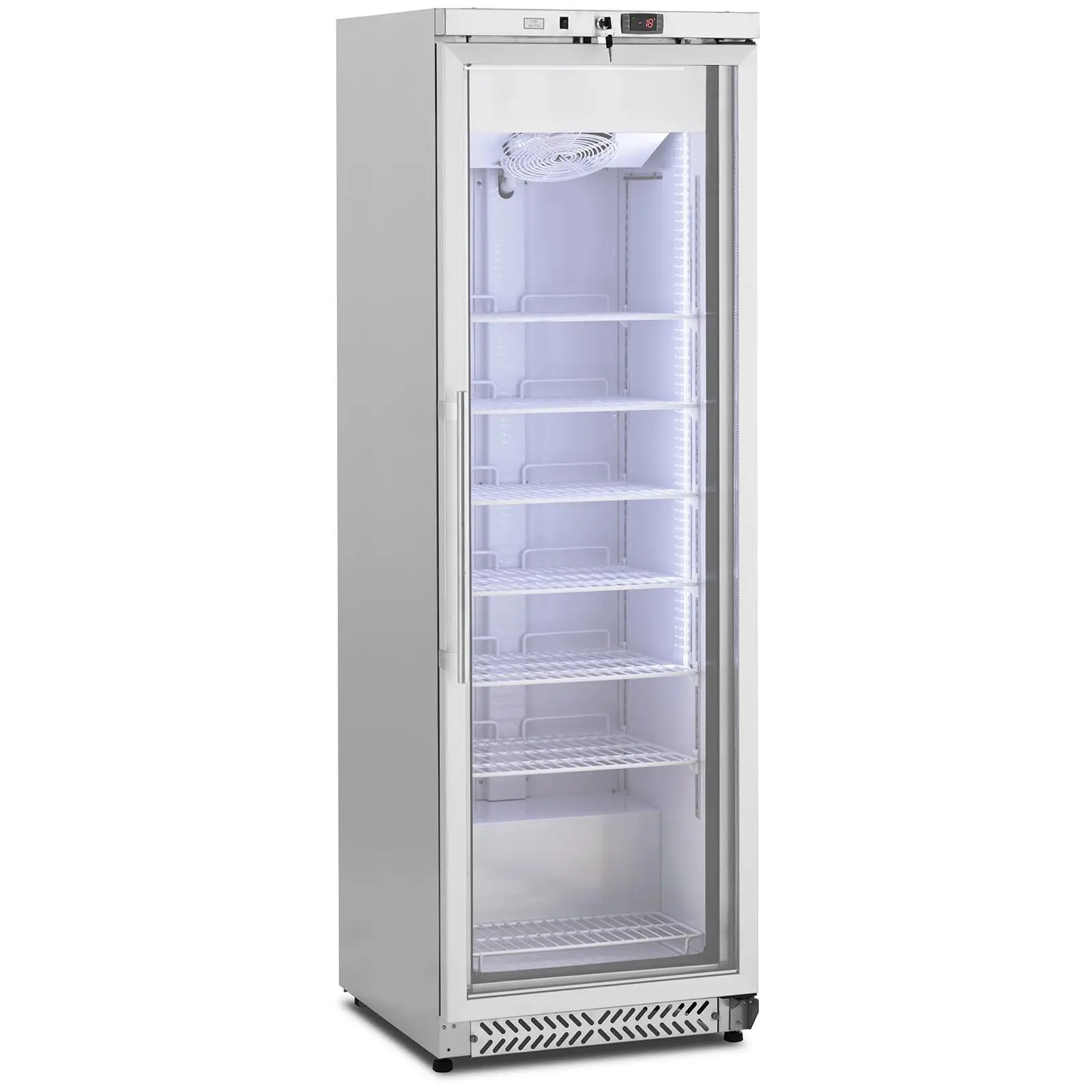 Congelator - 380 L - Royal Catering - ușă din sticlă - Silver - agent frigorific {{refrigerant_agent_de_răcire_326_temp}}